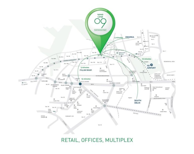 Indiabulls One 09 Dwarka Expressway, Gurgaon Commercial, Retail Shop