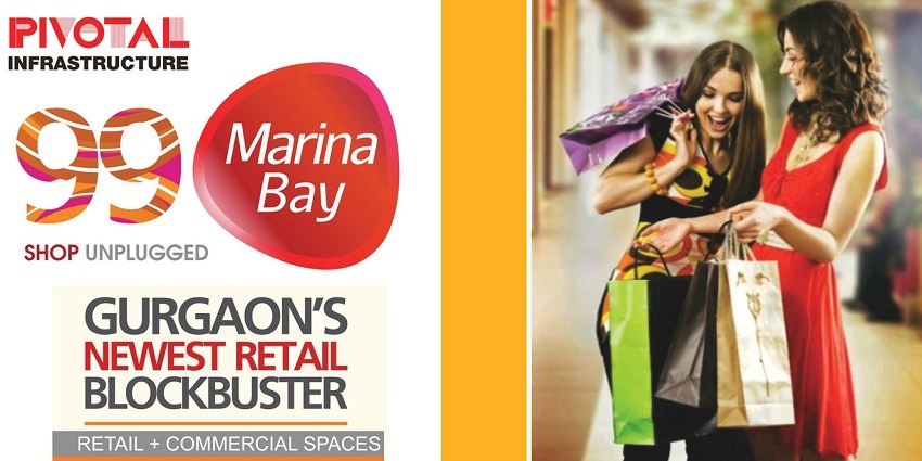 99 Marina Bay Affordable Shops Sector 99 Gurgaon Dwarka Expressway, Gurgaon Commercial, Retail Shop