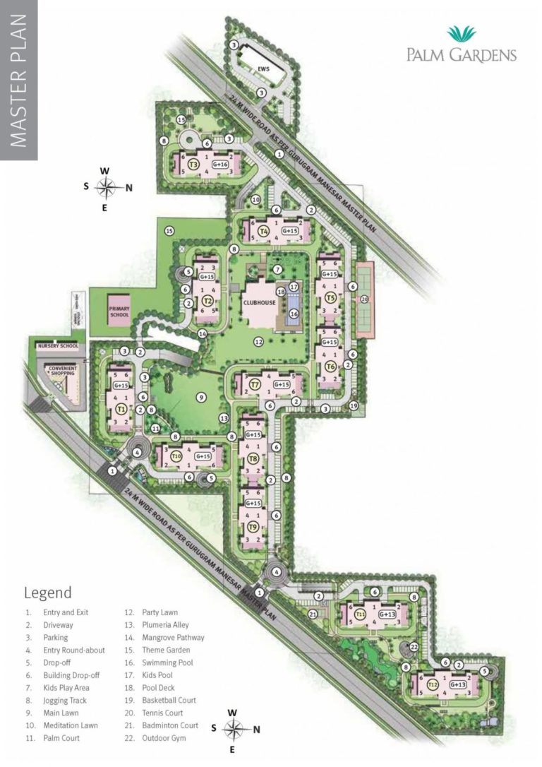 Emaar MGF Palm Gardens Dwarka Expressway, Gurgaon Flats & Apartments, Luxury