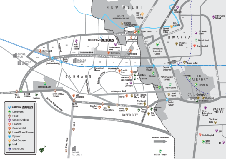 Godrej Meridien Dwarka Expressway, Gurgaon Flats Apartments, Luxury