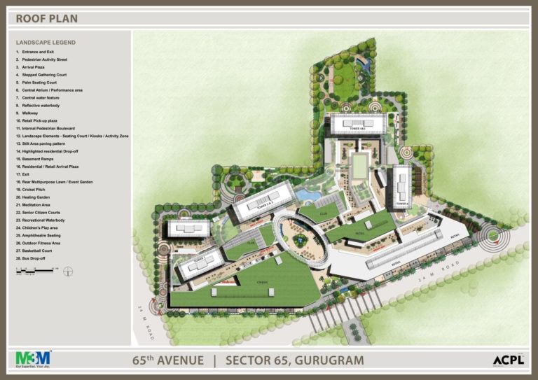 M3M Heights at 65th Avenue Golf Course Extension Road, Gurgaon Flats & Apartments, Luxury