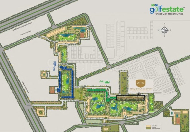 M3M Polo Suites Golf Course Extension Road, Gurgaon Flats & Apartments, Luxury-Site-Plan