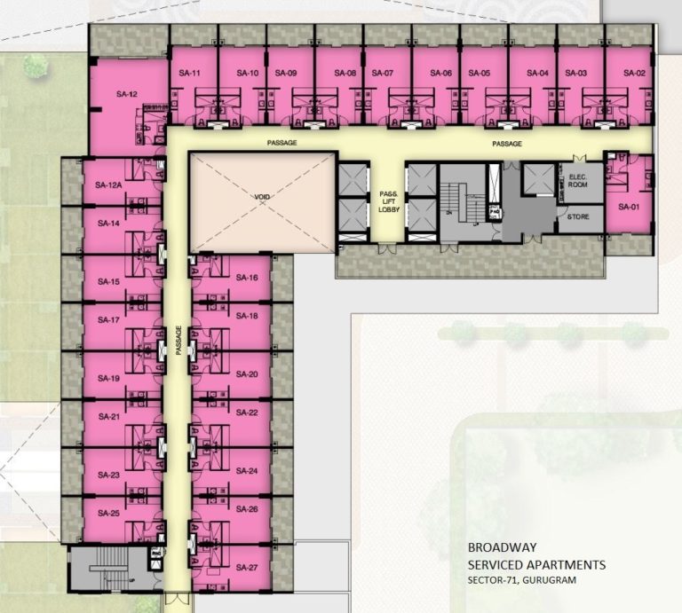 M3M SkyLofts At Broadway Home Gurgaon Southern Periphery Road (SPR) -Master-Layout