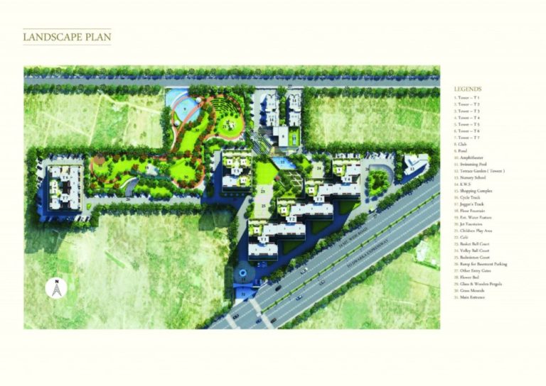 Pareena Coban Residences Dwarka Expressway, Gurgaon Apartment, Residential-Site-Plan