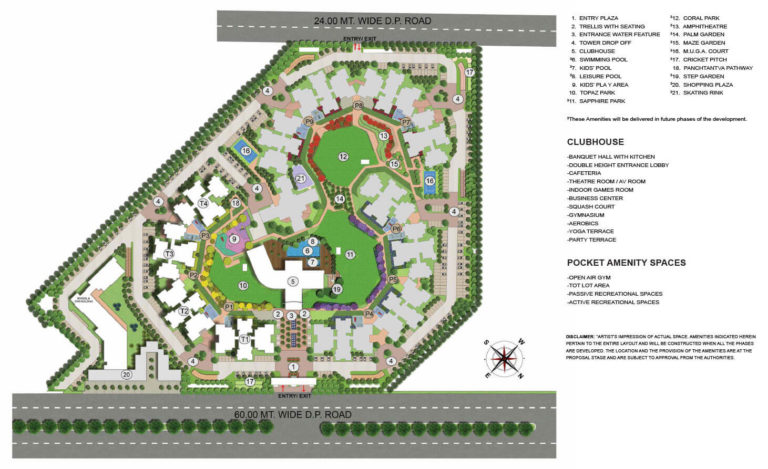 Shapoorji Pallonji Joyville Gurgaon Dwarka Expressway Luxury Flats & Apartments-Site-Plan