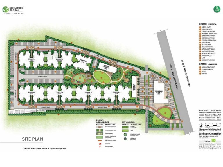 Signature Global Proxima 1 Affordable Housing Sector 89 Gurgaon Gurgaon New Gurgaon (NH8) Affordable Homes -site plan