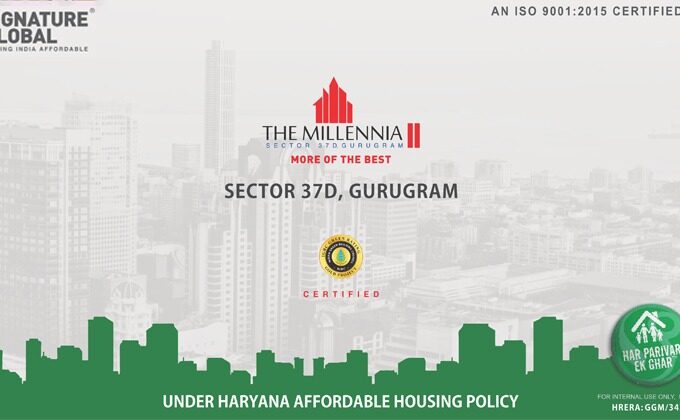 Signature Global The Millennia 2 Affordable Housing Sector 37D Gurgaon Gurugram Dwarka Expressway Affordable Affordable Homes