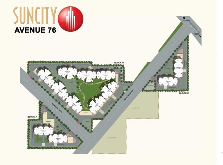 Suncity Avenue 76 Affordable Housing Sector 76 Gurgaon Affordable Affordable Homes-Site-Plan