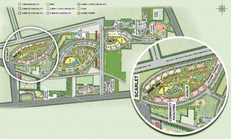 Supertech-Azalia-Sector-11-Sohna-Sohna-Luxury-Flats-Apartments-Site-Plan