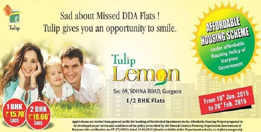 Tulip Lemon Affordable Housing Sector 69 Gurgaon Gurgaon Southern Periphery Road (SPR) Affordable Affordable Homes