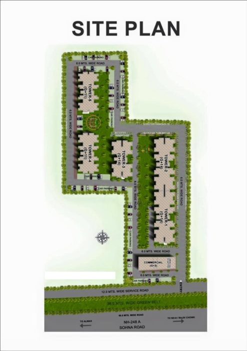 Tulsiani Easy In Homes Affordable Housing Sector 35 Sohna Raod, South Of Gurgaon site-plan