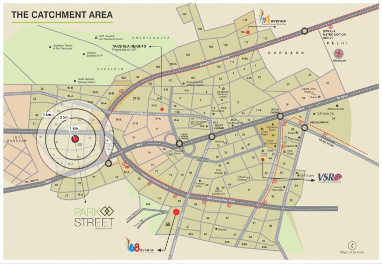 VSR-Park-Street-Dwarka-Expressway-Gurgaon-Commercial-Retail-Shop-location