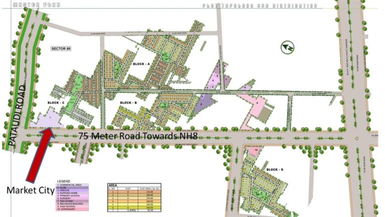 Orris Market City Gurgaon, Sohna Road Commercial, Retail Shop-master-plan