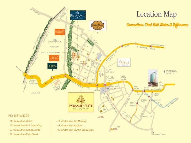 Pyramid Elite Affordable Housing Sector 86 Gurgaon Gurgaon New Gurgaon (NH8) Affordable, Affordable Homes Location map