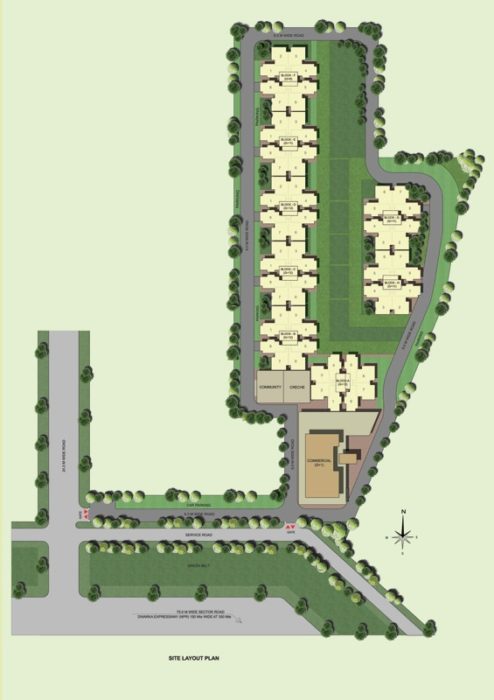 Suncity Avenue 102 Affordable Housing Sector 102 Gurgaon site-layout