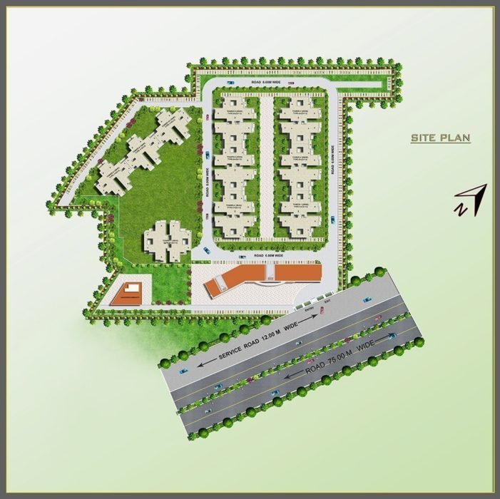 Pyramid Urban Homes 2 (II) Affordable Sector 86 Gurgaon Gurgaon, New Gurgaon (NH8) Affordable, Affordable Homes Site-Plan